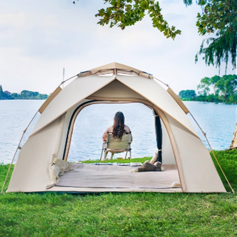 帐篷户外折叠便携式全自动速开野营过夜露营全套装备加厚防雨室内