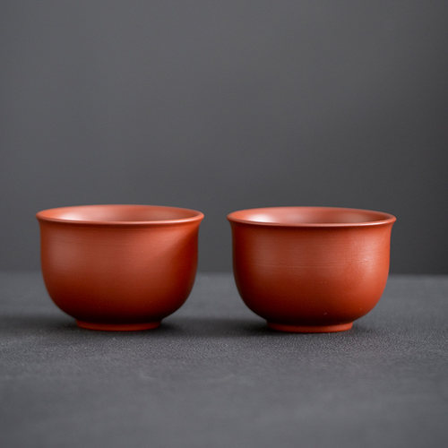 大红袍紫砂茶杯品茗杯主人杯