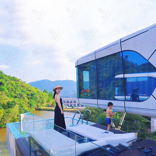 农家乐乡村未来科技舱 保温隔热冬暖夏凉住人民宿 别墅民宿太空舱