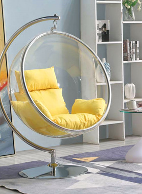 半球太空室内秋千透明泡泡椅吊兰玻璃球吊椅吊篮家用网红阳台摇篮
