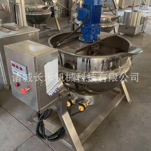 虎皮爪蒸煮工加機(jī)器 肉類焯水夾層鍋 隔溫保可熱鳳夾層長禾鍋 傾式