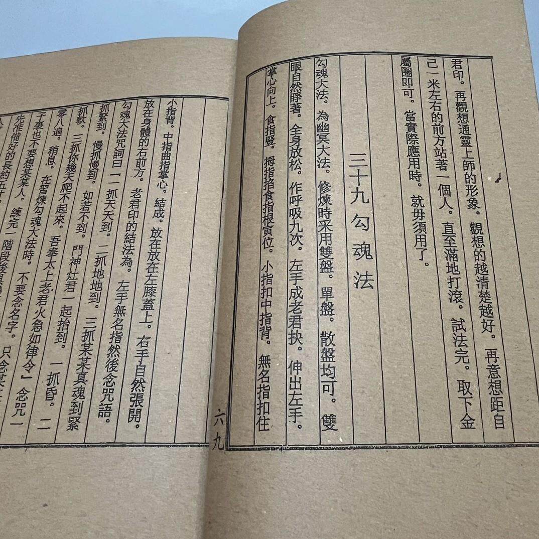 收藏仿古做旧手抄本线装书医书古书民间制人法术老书旧书