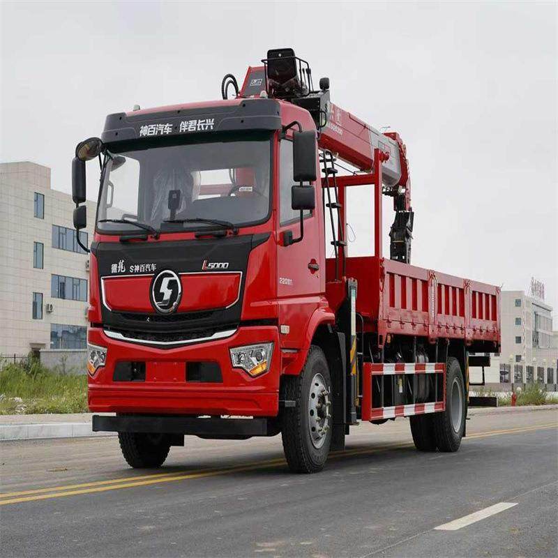 随车起重运输车 东风畅行D3V随车吊 245马力发动机安装5-8吨吊机