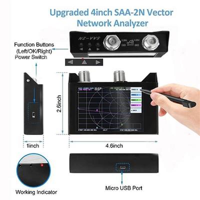 4英寸矢量网络分析仪SAA-2N 50KHz-3GHz NanoVNA V2天线分析仪