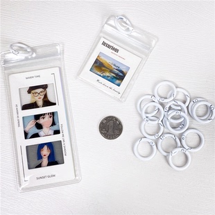 高清透明防水保护套卡片软皮收纳收藏卡套反转片照片小卡套自封袋