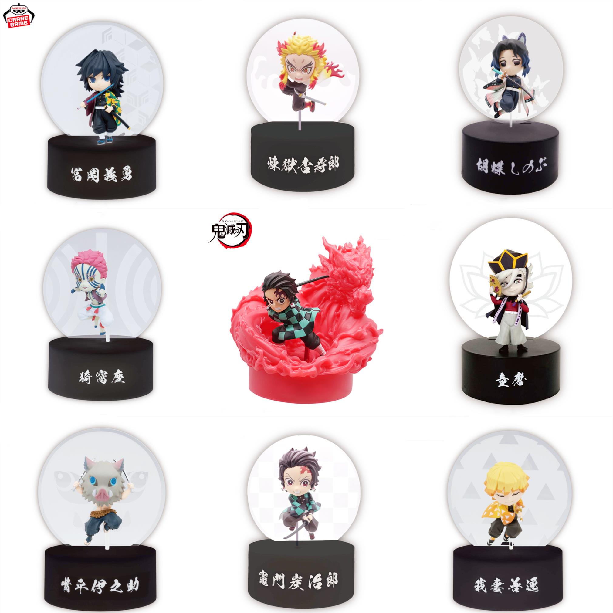 鬼灭之刃 炭治郎 富冈义勇 我妻善逸 猗窝座 眼镜厂 小夜灯 手办