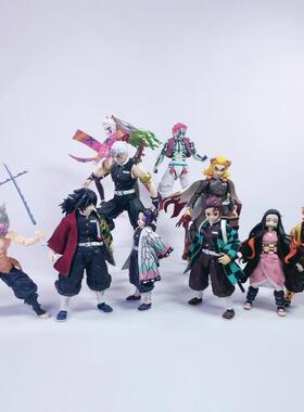 鬼灭之刃 祢豆子 炭治郎 富冈义勇 猗窝座 aniplex BUZZmod 手办