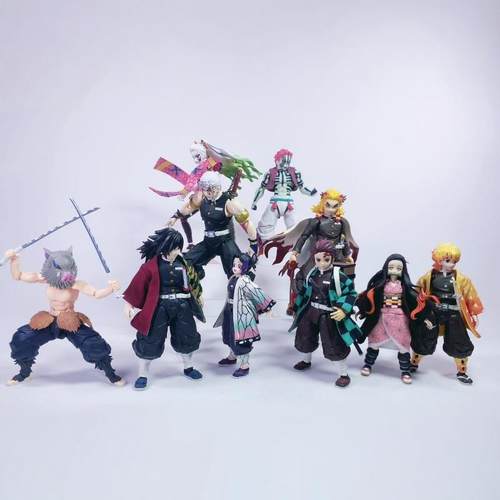 鬼灭之刃 祢豆子 炭治郎 富冈义勇 猗窝座 aniplex BUZZmod 手办