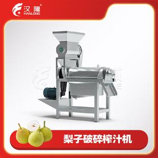 梨子破碎榨汁机组商用果汁加工设备全自动渣汁分离304不锈钢