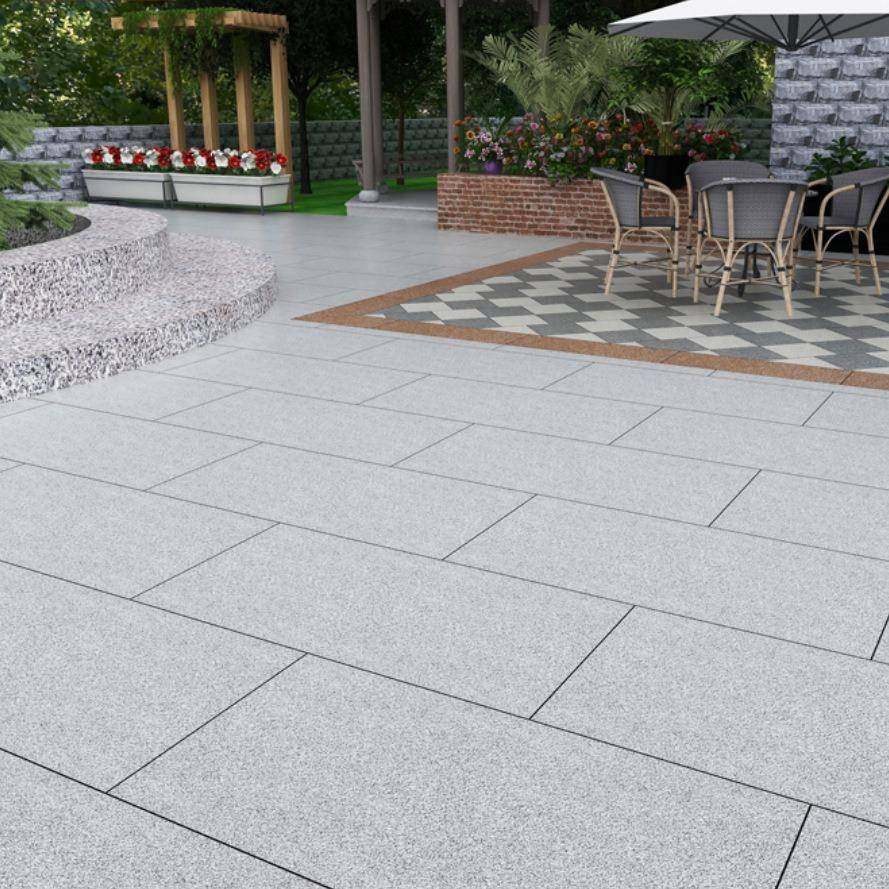 PC砖生态地铺石仿花岗岩瓷砖石英砖园林广场小区停车位仿石砖