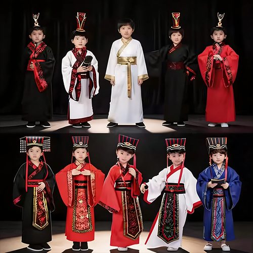 三国演义课本剧演出服诸葛亮草船