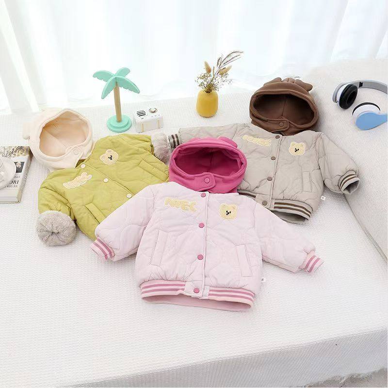 儿童加绒外套2025新款秋冬新款男童开衫女宝宝上衣女童连帽衫,童装/婴儿装/亲子装,棉袄/棉服,淘宝优惠券,粉丝福利购,淘宝优惠卷