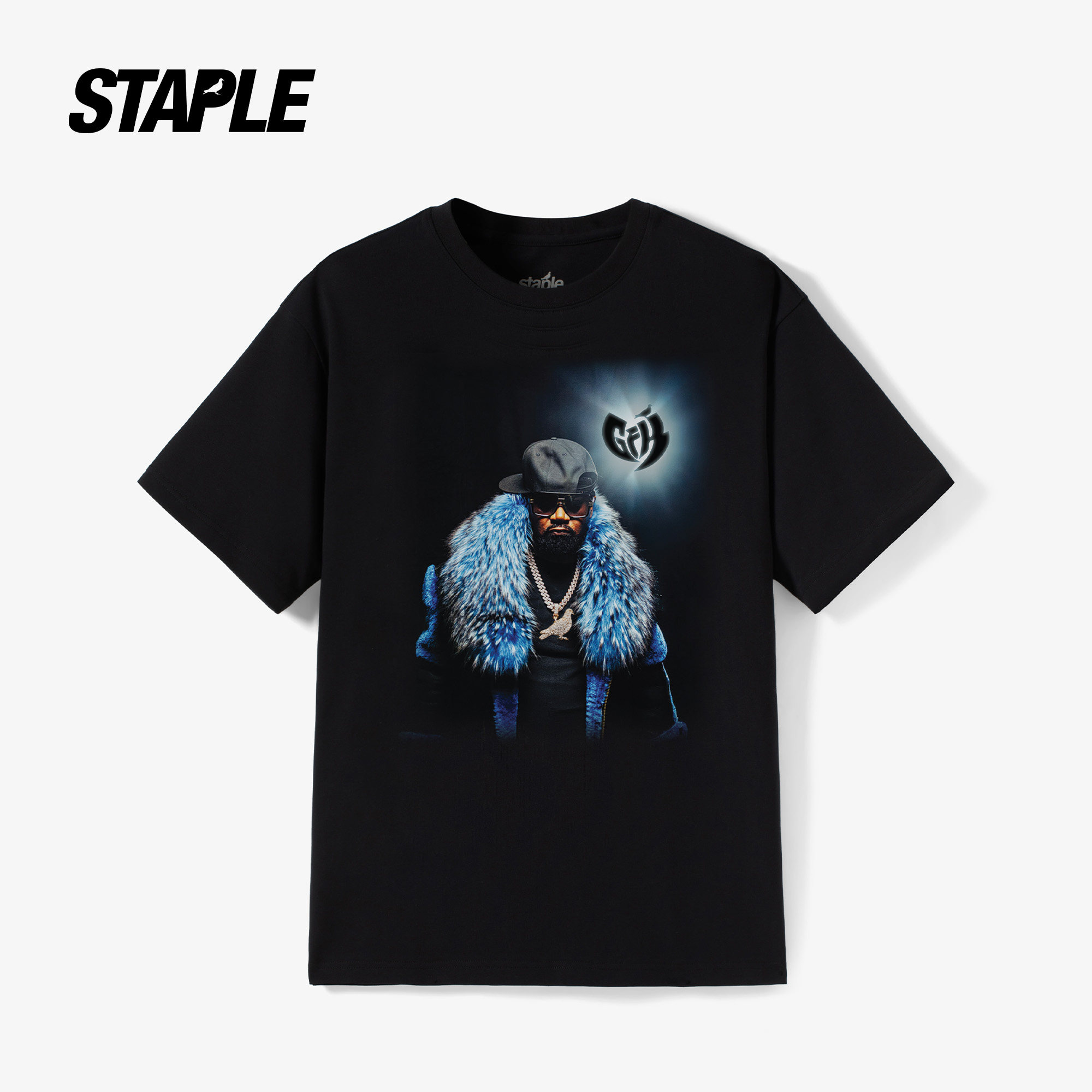 STAPLExGhostface Killah Tee联名2026夏季潮牌纽约街头印花短袖