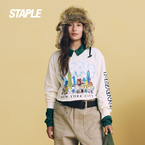 STAPLE×PEANUTS联名长袖T恤