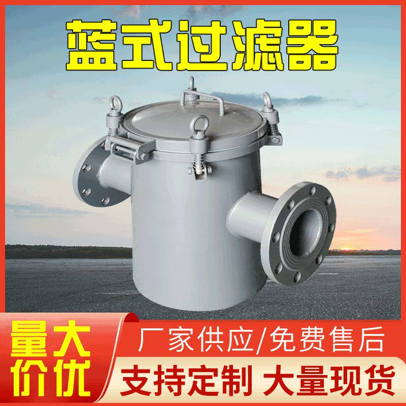 304不锈钢法兰过滤器碳钢桶式游泳池过滤超滤滤芯净水游泳池专用