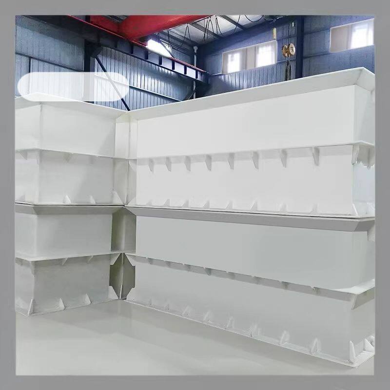 厂家定制PP酸洗槽塑料PVC板电解氧化电镀槽玻璃钢水槽治理