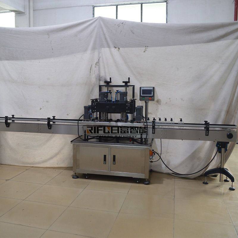 高速双头四轮旋盖机 日化矿泉水拧盖机 玻璃瓶旋盖设备厂家,机械设备,试验机,淘宝优惠券,粉丝福利购,淘宝优惠卷