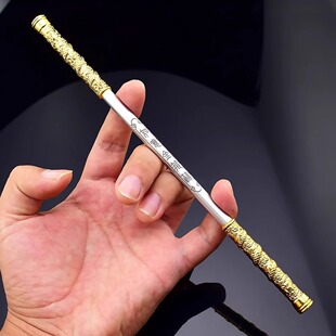 金箍棒纯铜如意金箍棒摆件定海神针齐天大圣孙悟空手里法器转笔用