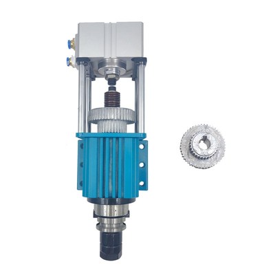 无动力主轴 BT30 气缸气动半自动换刀主轴适用于雕刻 钻孔 铣削