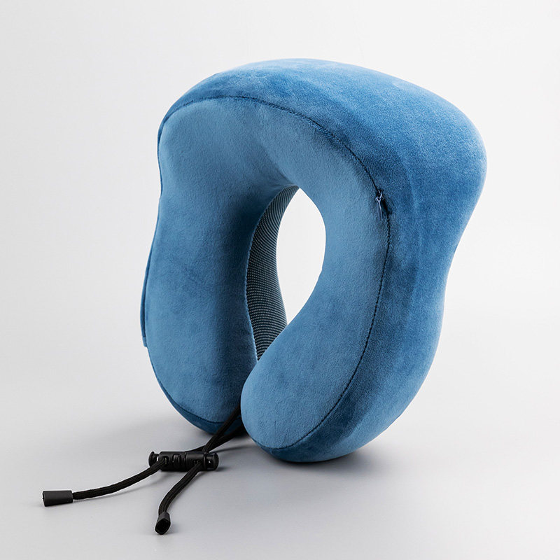 记忆棉u型护颈小枕头护颈椎单人学生助睡眠坐车旅行可爱可携式