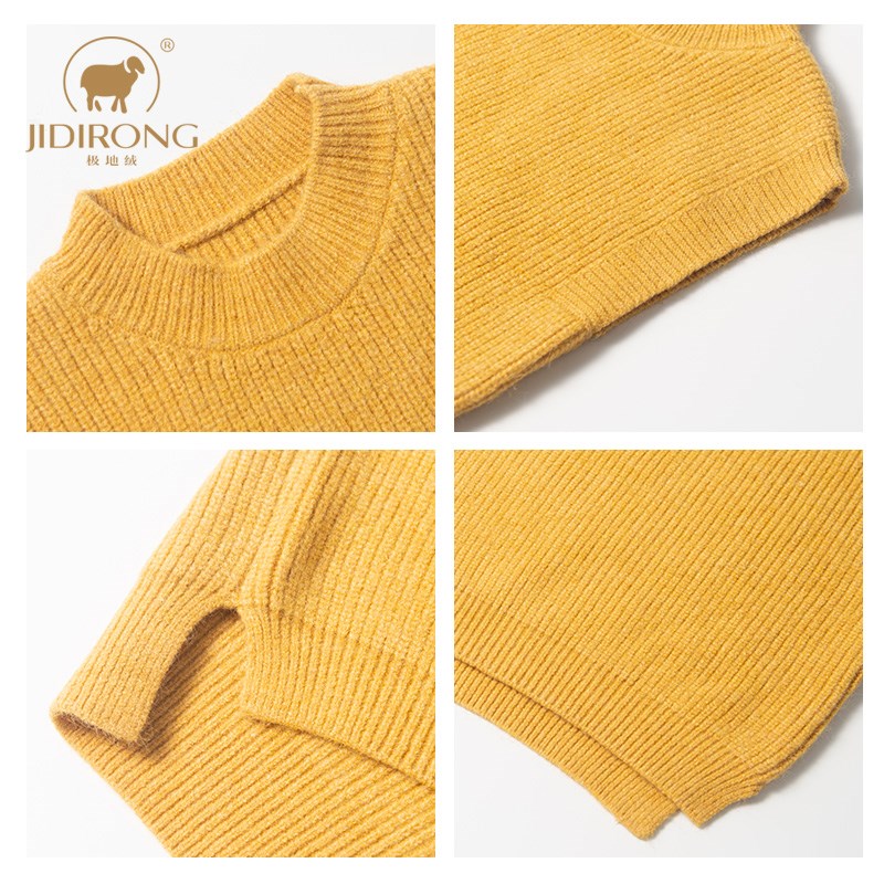 秋冬儿童羊毛衫背心毛衣男童简约圆领女童加厚针织毛线衫宝宝马甲