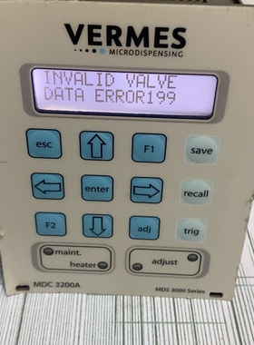 议价德国Vermes点胶压电阀控制器MDC3200A 工厂备件库维修