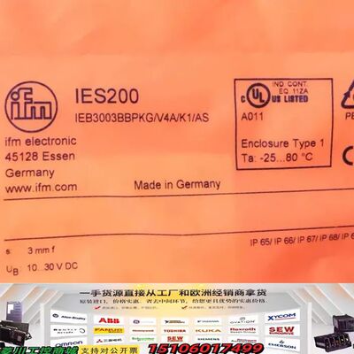 IFM IES200 易福门电感式传感器 IEB3003议价