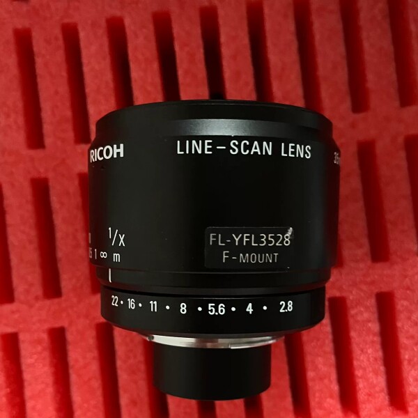 全新理光、宾得FL-YFL3528，线扫工业镜头，35mm，f1需询价