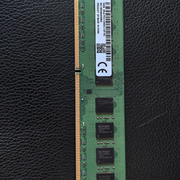 检修16G DDR3 1600MHz台式机内存条，ELPIDA颗详询