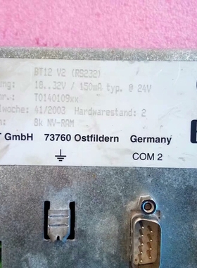 EBELT工控面板BT12 V2，带RS232接口，24