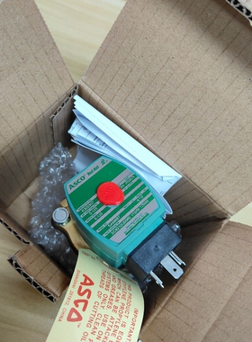 美国ASCO二位二通 6分红帽水阀空气阀二电磁阀SC8210G009E