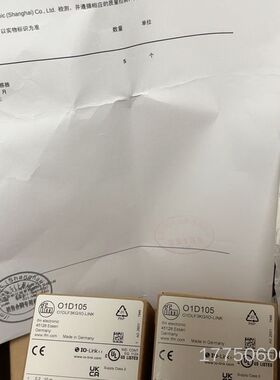 OA5108 易福门传感器，德国正品，未拆封，带原包