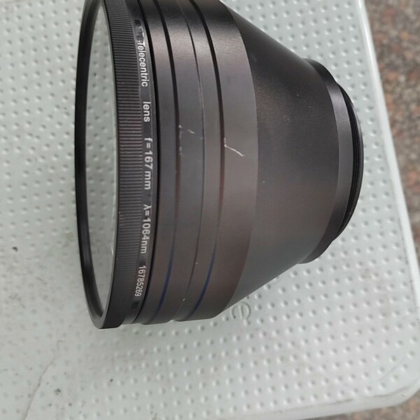 德国远心场镜，f=167mm，1064nm波长，镜片通透--议价商品