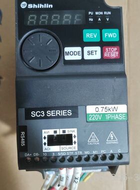 士林变频器SC3系列SC3-021-0.75K剪线详谈