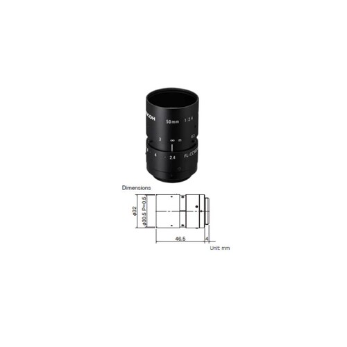 议价原装理光工业镜头C口RicohLensFL-CC5024A-2M-25mmF2.4～22议