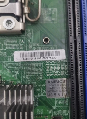 议价服务器主板 AMIBIOS 686Q，拆机好，功能正常！