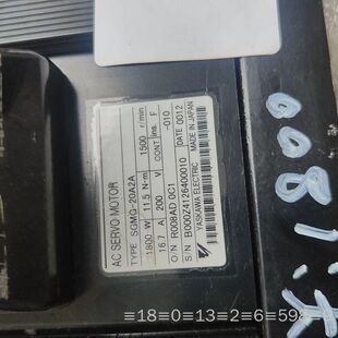 伺服电机SGMG-20A2A，1800W功率，11.5N议价