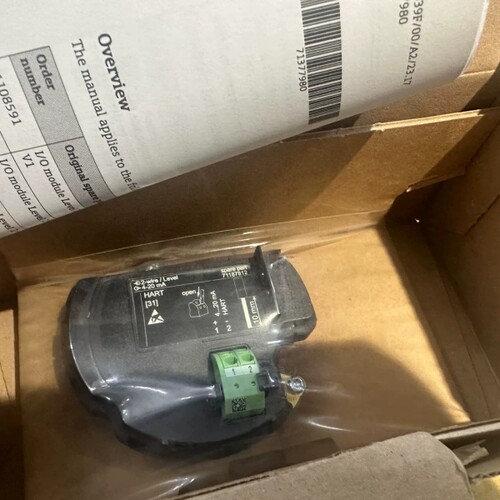 全新EH恩德斯豪斯I/O模块，订货号71187812，2线