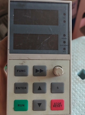 议价拆机西林EH640A系列变频器控制面板，双显示大面板，带电位