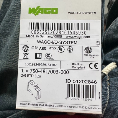 WAGO模块750-481/003-000  全
