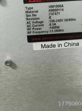 AE射频电源匹配器VM1000A，成色，功能正常。13.
