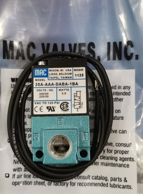 原装美国MAC电磁阀 111B-421BAAA 现货