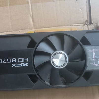 讯景XFX HD6570  1G显卡，正常使用，拆机显卡，无