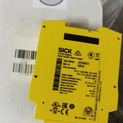 德国西克SICK安全继电器6026136 UE410-MU3议价