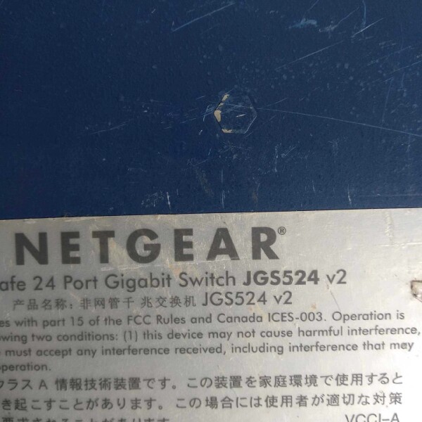 美国网件JGS524 V2 24口千兆交换机v1千兆24囗交