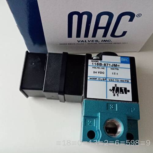 MAC电磁阀116B-871JM=CLSF，议价