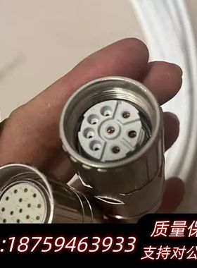 CAB21101 伺服电机连接线，白色，12针航空插头，询价