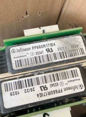议价英飞凌FF650R17IE4功率模块，原装拆机，成色轻微使用