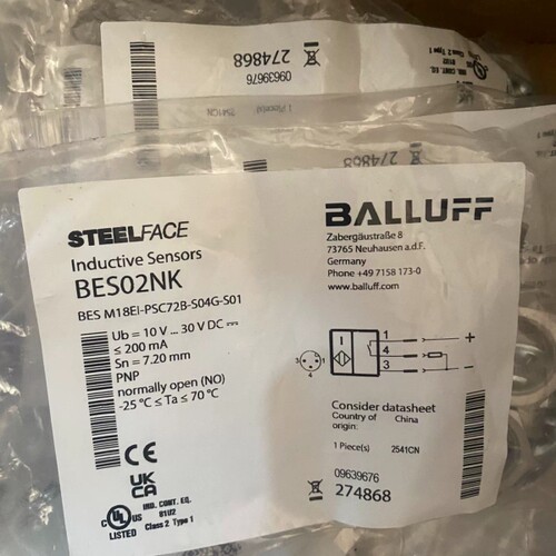 BALLUFF巴鲁夫电感式接近开关议价