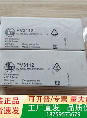 IFM，PV3112压力开关，PV-100-SEM10-PS议价